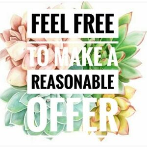 ALL fair offers are accepted 🩵